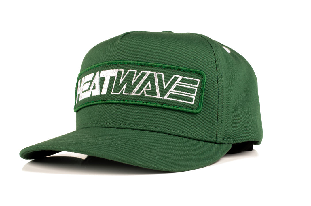 Heat Wave Visual Split Billboard Alpine Green Hat.