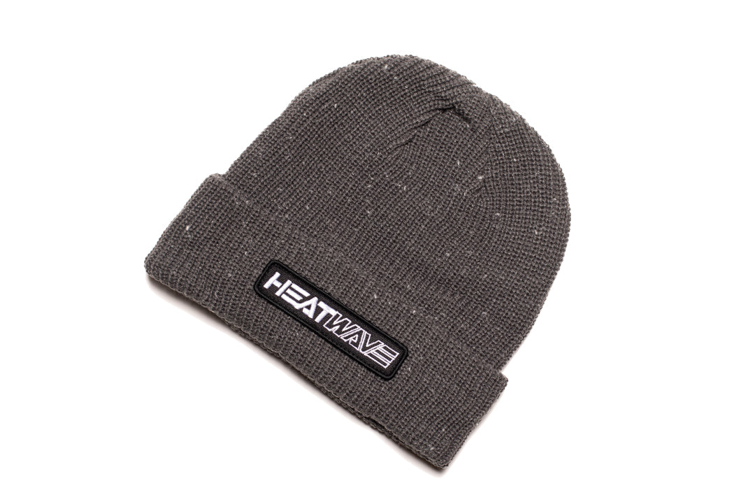 Heat Wave Visual Split Billboard Silver Beanie.