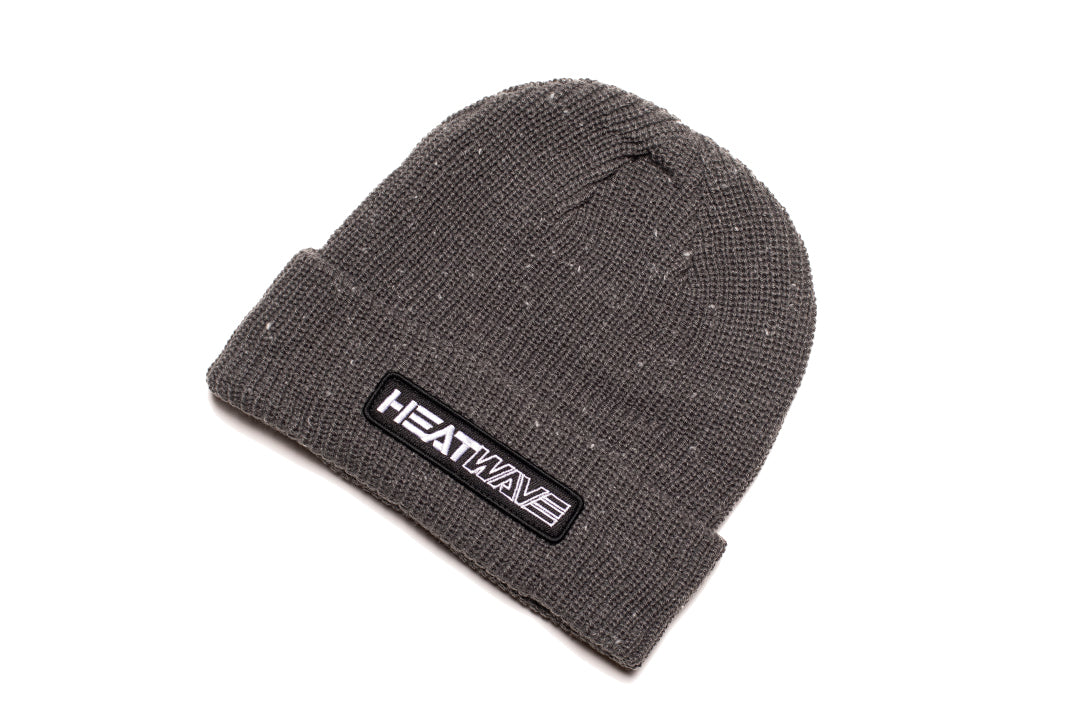 Heat Wave Visual Split Billboard Silver Beanie. 