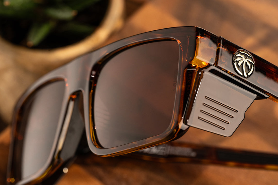Performance Rayth Z87+ Tortoise Safety Glasses | Heat Wave Visual