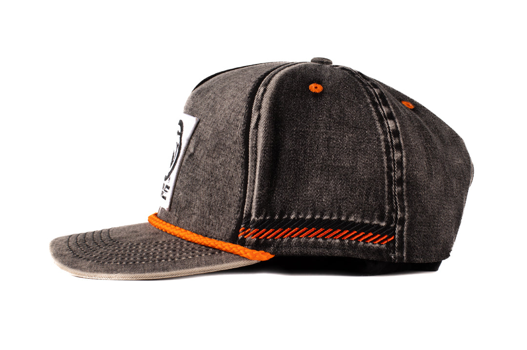 Side view of the Heat Wave Visual Turbo Ring Hat. 
