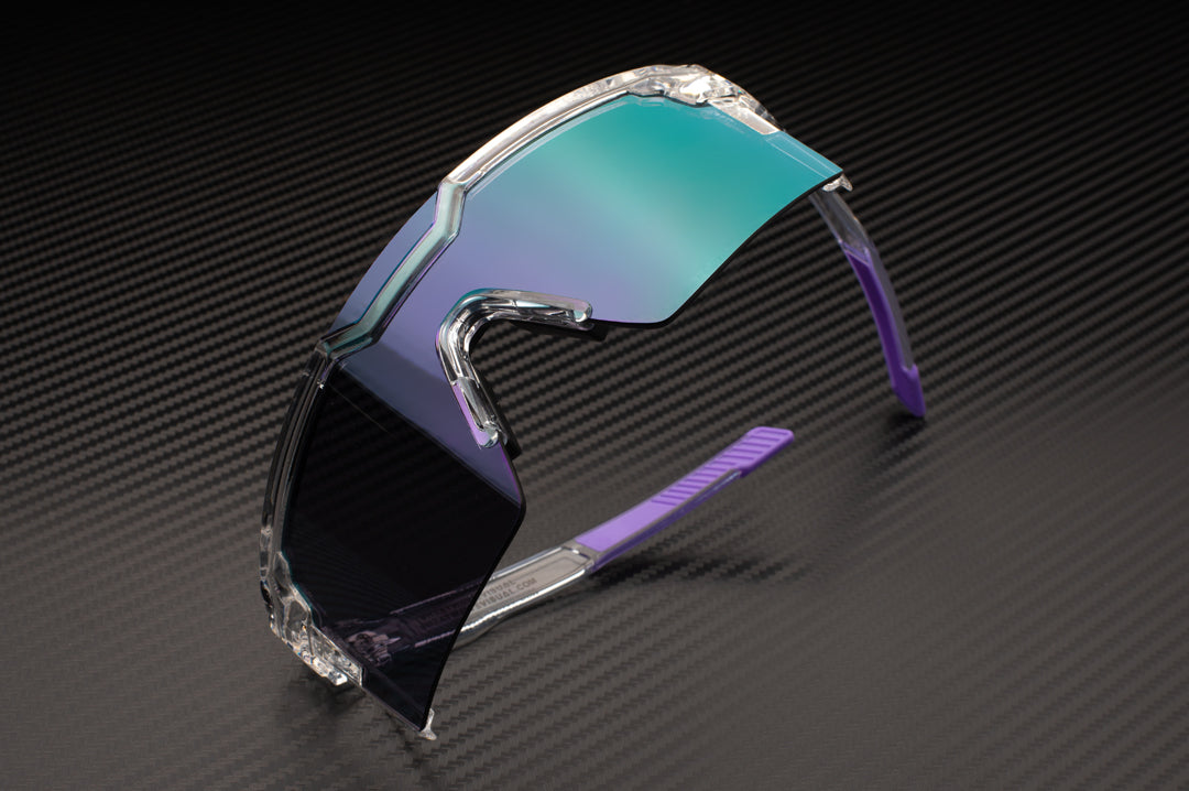 Future Tech Sunglasses: Vapor Clear Frame Ultra Violet Lens Z87+