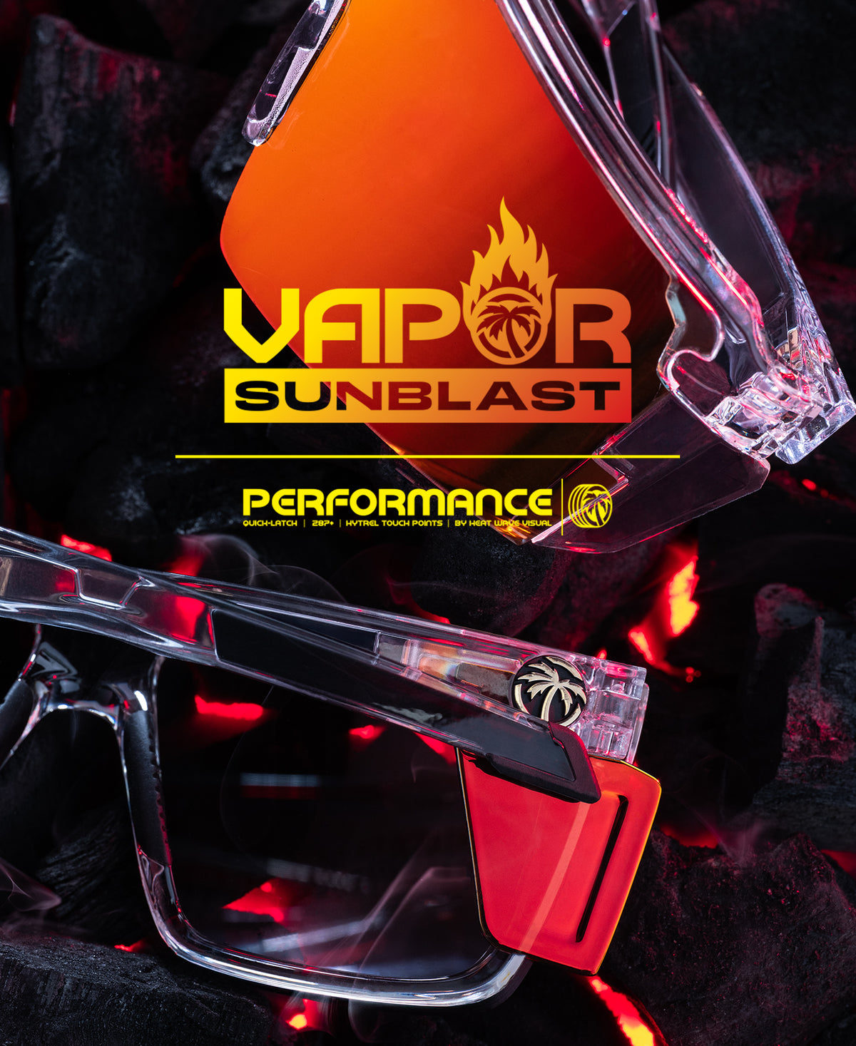Heat Wave Visual: Highly Visual Custom Sunglasses