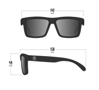 VISE Z87 Sunglasses Black Frame: Firestorm Lens