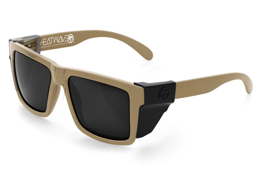 XL VISE Sunglasses Desert Tan : Black Lens | Heat Wave Visual XL VISE Sunglasses Desert Tan : Black Lens | Heat Wave Visual