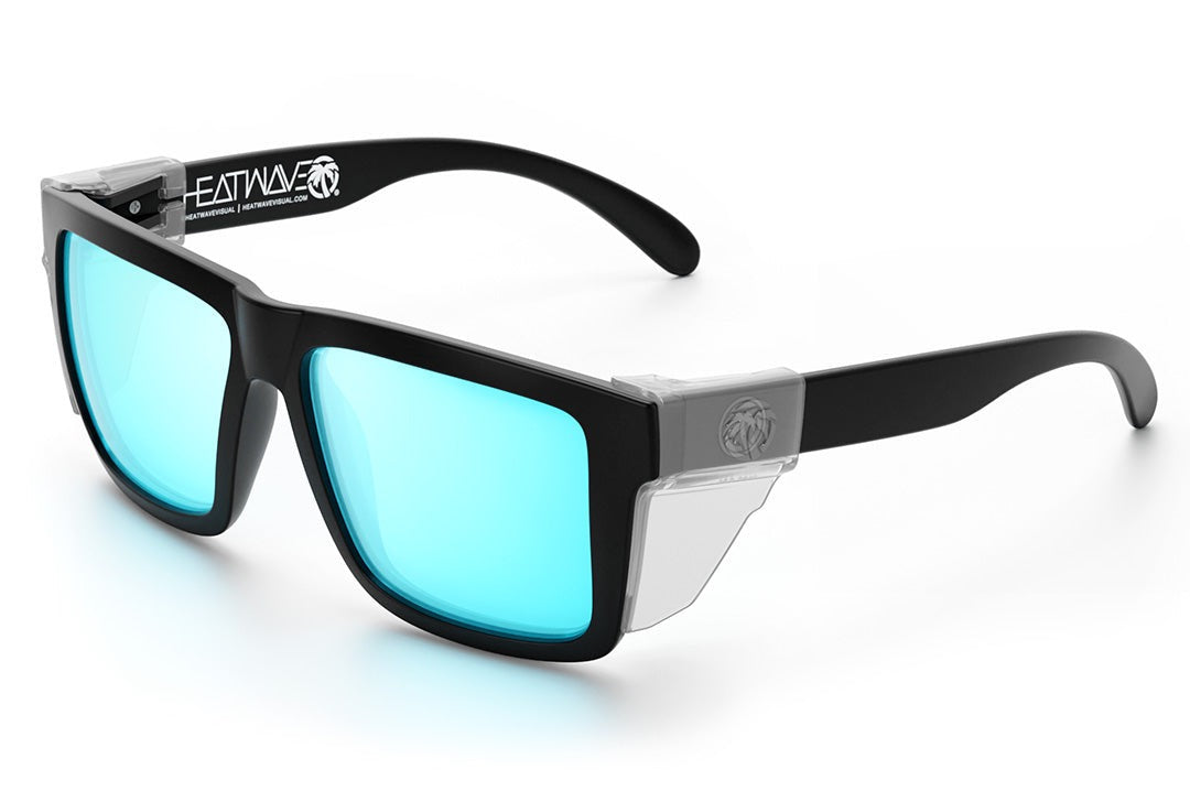 XL VISE Z87 Sunglasses Black Frame: Arctic Chrome Lens