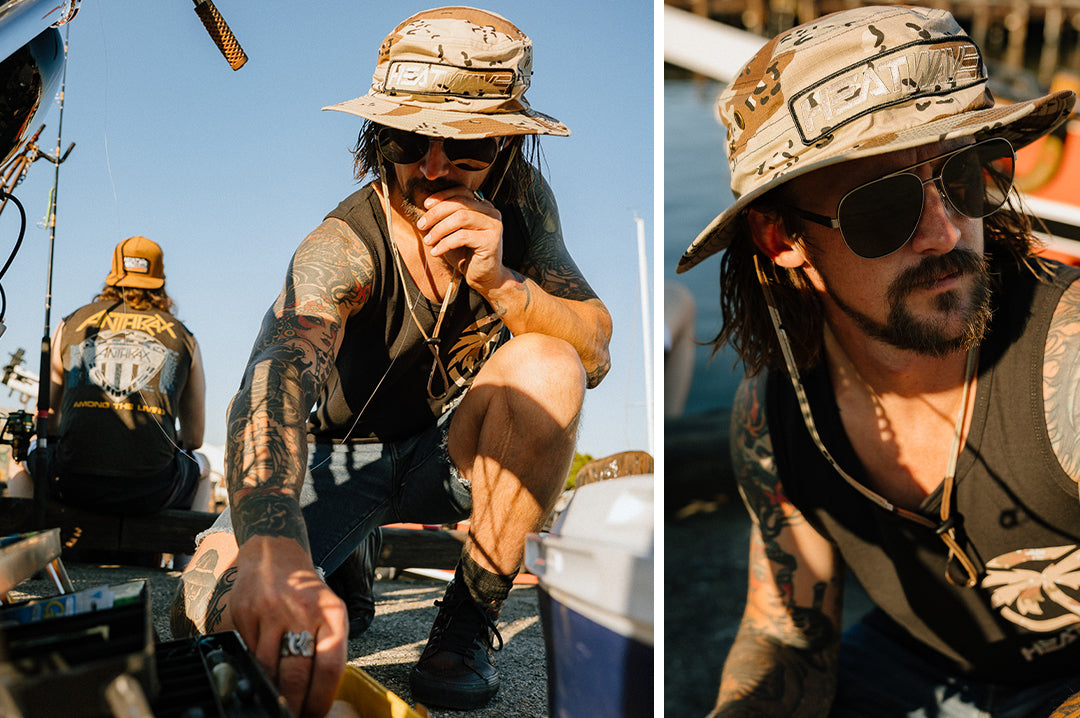 HWV Billboard Split Boonie Hat - Desert Storm