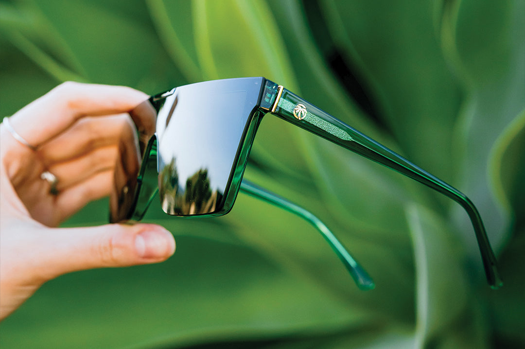 Clarity Sunglasses: Cycad Green | Heat Wave Visual