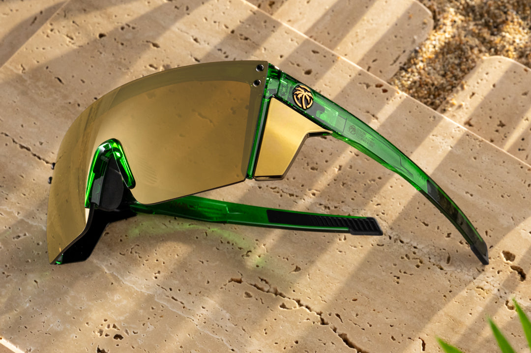 Performance Lazer Face Sunglasses Z87+ Cycad Green | Heat Wave Visual