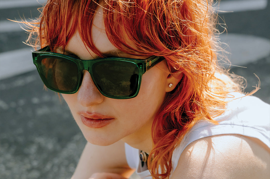 Marylin Sunglasses: Cycad Green | Heat Wave Visual