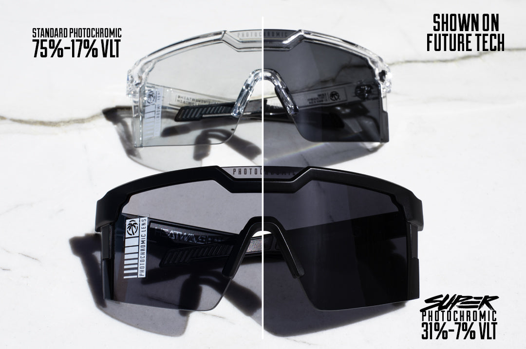 Performance Quatro Sunglasses: SUPER Photochromic Lens Z87+ | Heat