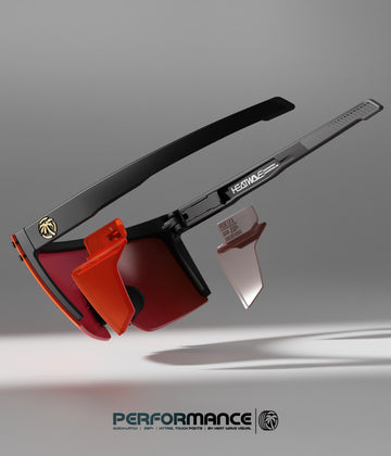 Performance Lazer Face Sunglasses: SUPER Photochromic Lens Z87+