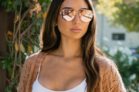 Incline Sunglasses: Rose Gold