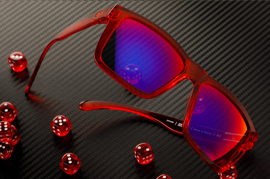 Big red sunglasses best sale