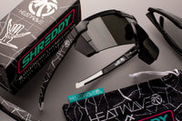 Future Tech Sunglasses: Shreddy Crack White Customs Z87+