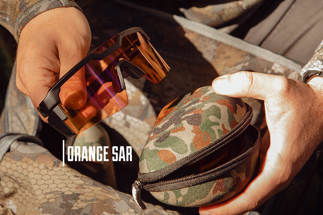 Heat Wave Visual Future Tech Sportsmen Pack with the Orange SAR lens.