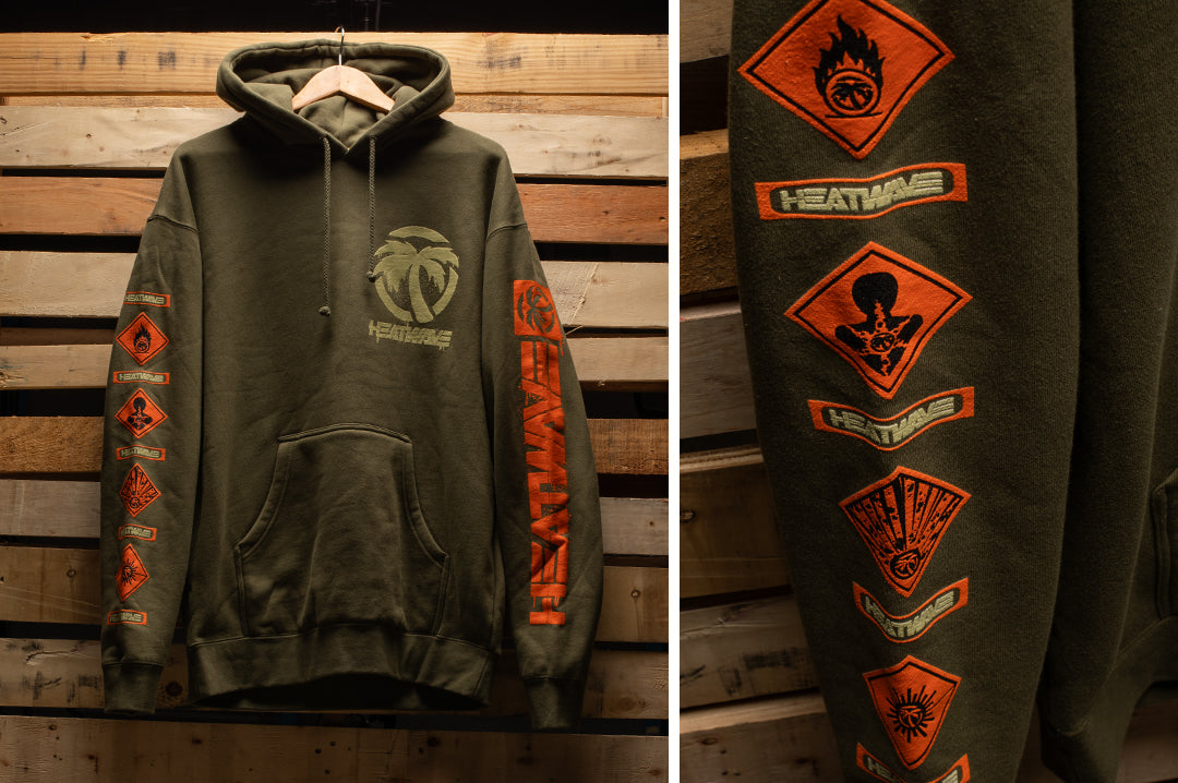 Heat Wave Ammo Can HD Sweatshirt OD Green