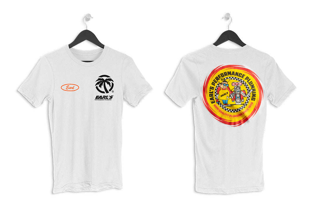 EARL'S x HEAT WAVE T-Shirt White