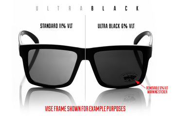 Quatro Z87 Sunglasses: ULTRA BLACK