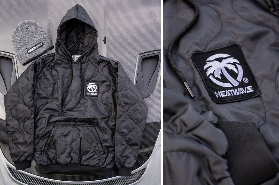 Heat Wave Woobie Hoody Black (SIZE M ONLY)