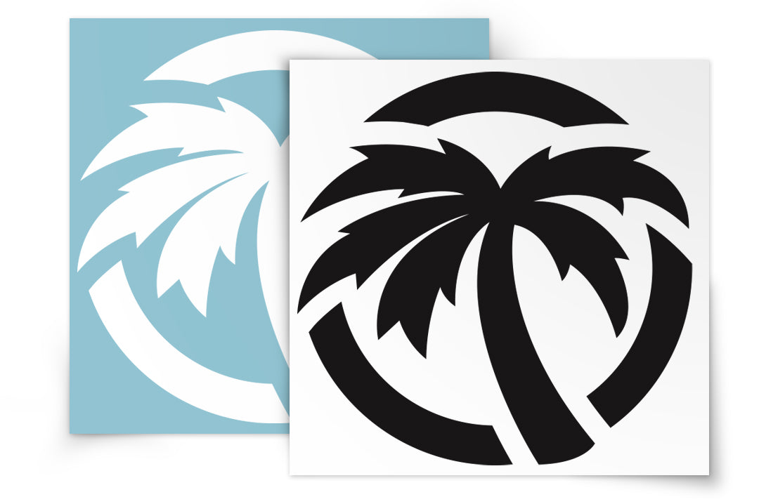 Heat Wave Visual 12 Inch Icon Decal.