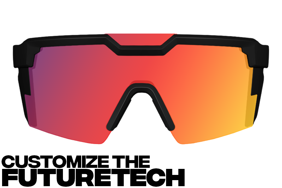 Heat Wave Visual Future Tech Sunglasses Customizer