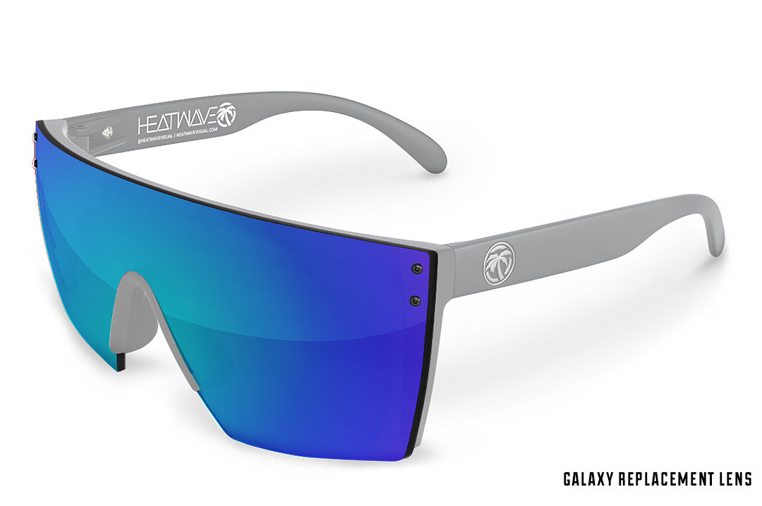 Heat Wave Visual Lazer Face galaxy blue lens.