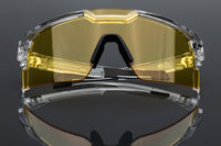 Future Tech Sunglasses: Vapor Clear Frame Hi-Vis Yellow Lens Z87+