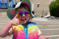 Kids Lazer Face Sunglasses: Aqua Splash