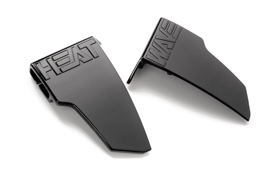 Heat Wave Visual Lazer Face Black Side Shields