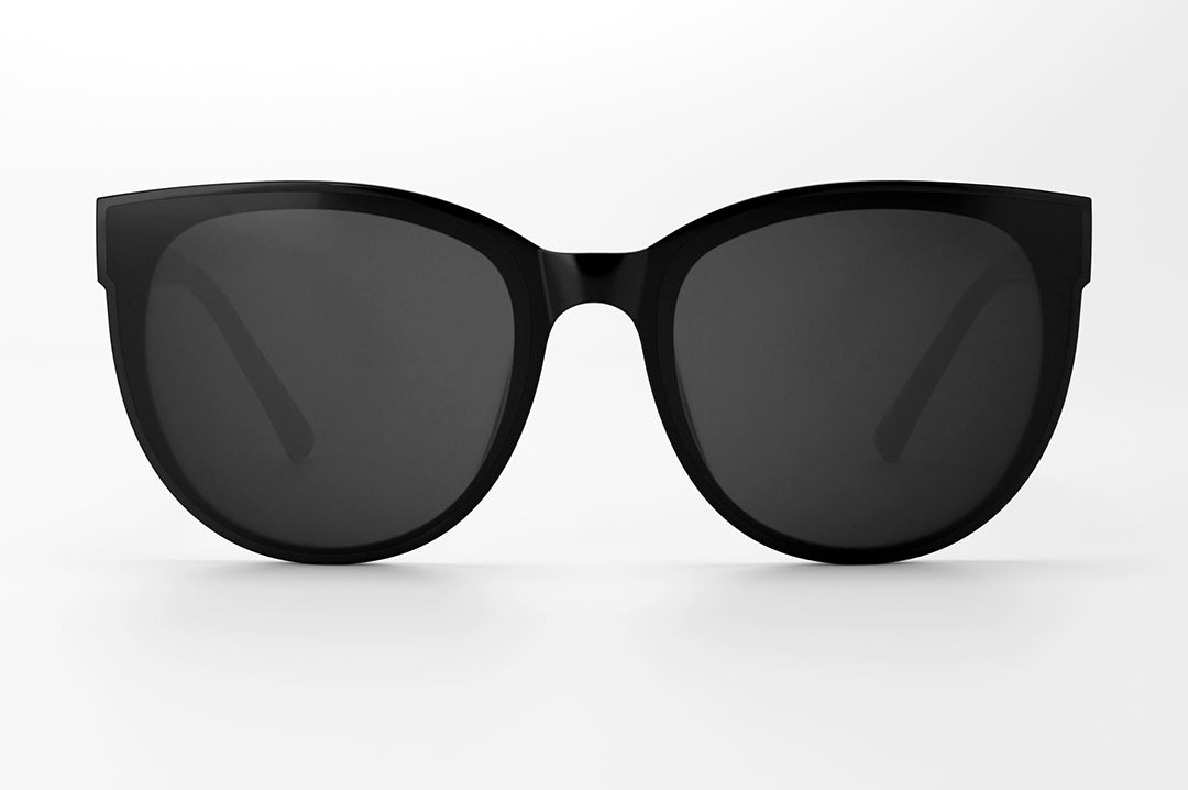 Heat Wave Visual Womens Carat black lenses.