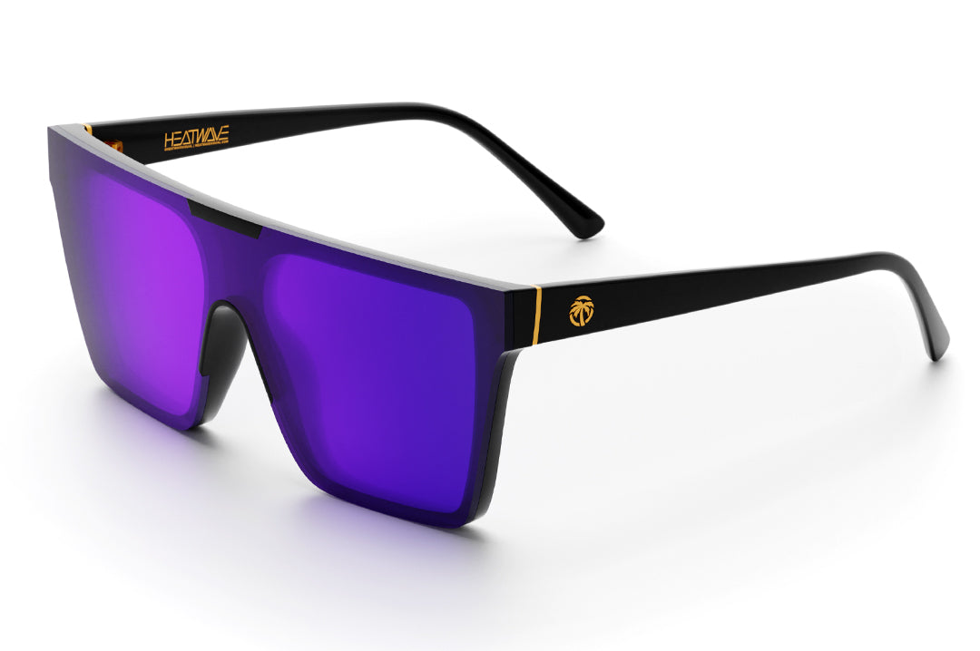Heat Wave Visual Womens Clarity Sunglasses with black frame and ultra violet lens.