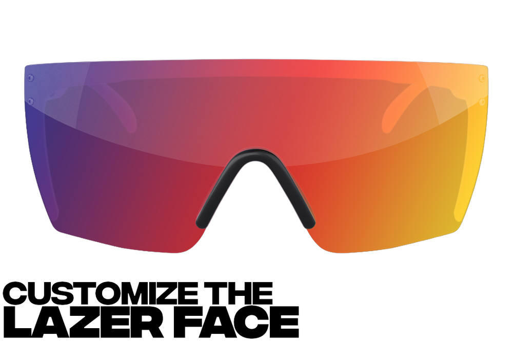 Lazer Face Sunglasses Heat Wave Visual