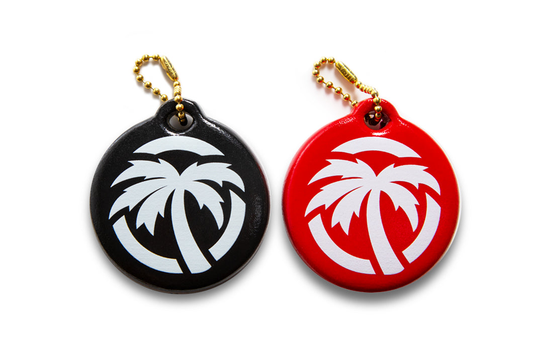 Heat Wave Visual Palm Icon floaty keychain.
