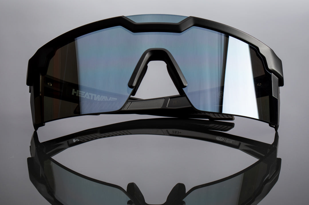 Heat Wave Visual Future Tech Safety Sunglasses, Silver Z87+