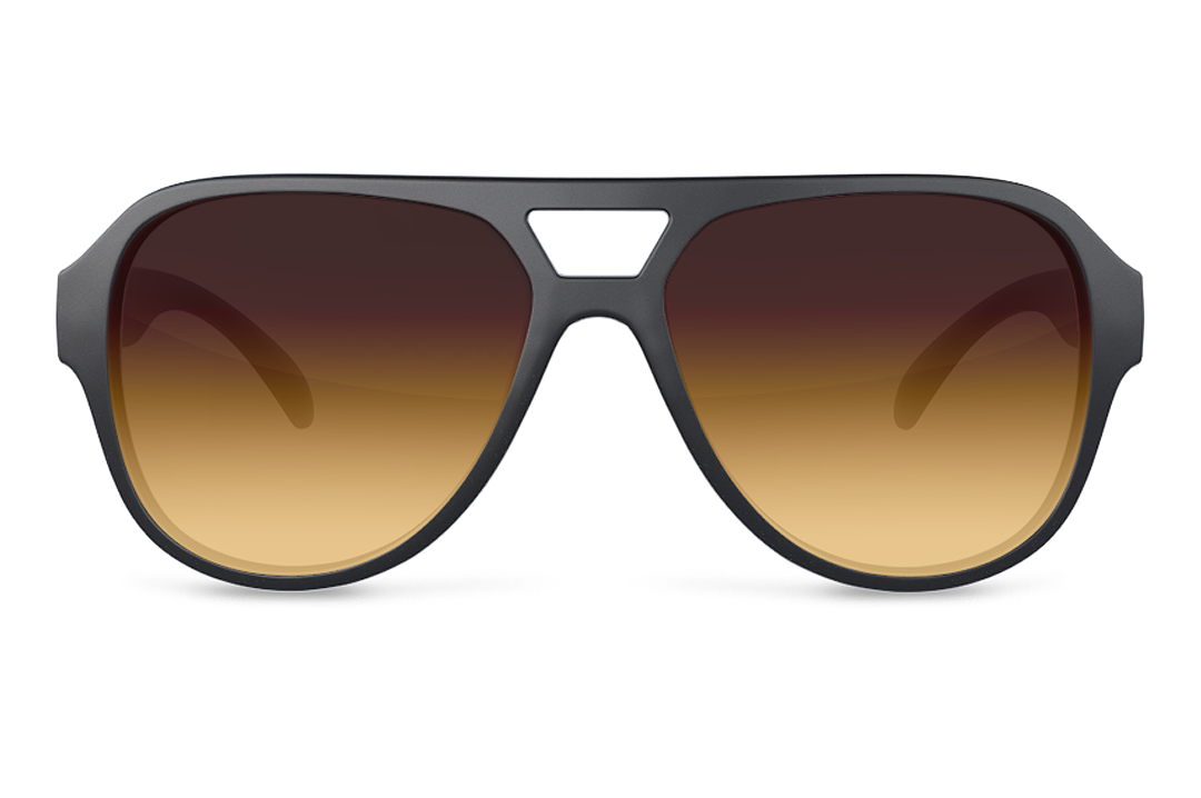 Heat Wave Visual Supercat brown gradient lenses.