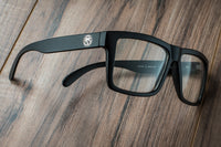 VISE Z87 Sunglasses Black Frame: Clear Lens